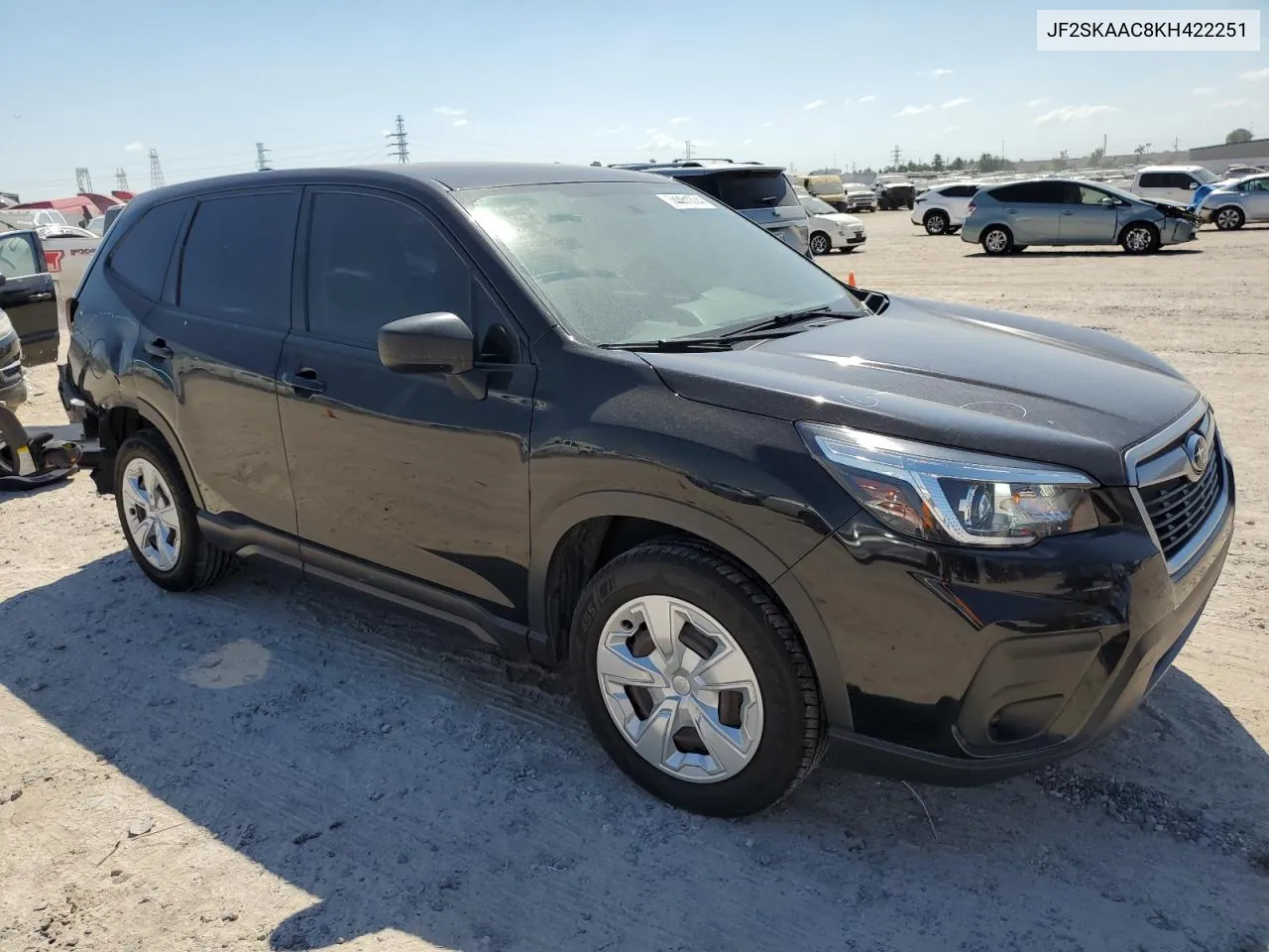 2019 Subaru Forester VIN: JF2SKAAC8KH422251 Lot: 74451374