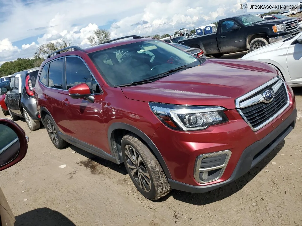 2019 Subaru Forester Limited VIN: JF2SKASC4KH431396 Lot: 74463154