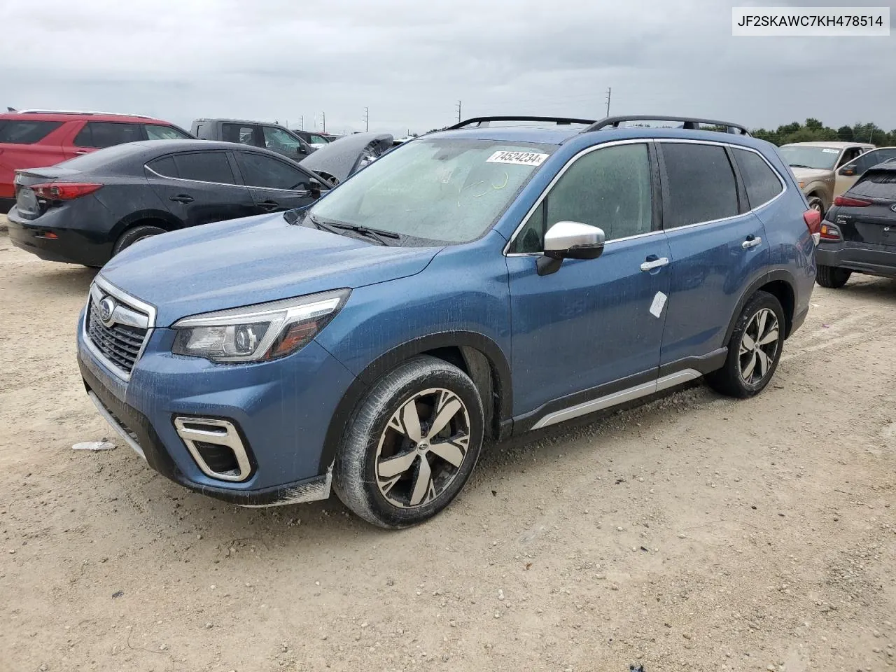 2019 Subaru Forester Touring VIN: JF2SKAWC7KH478514 Lot: 74524234