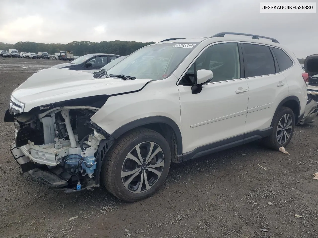 2019 Subaru Forester Limited VIN: JF2SKAUC4KH526330 Lot: 74545154