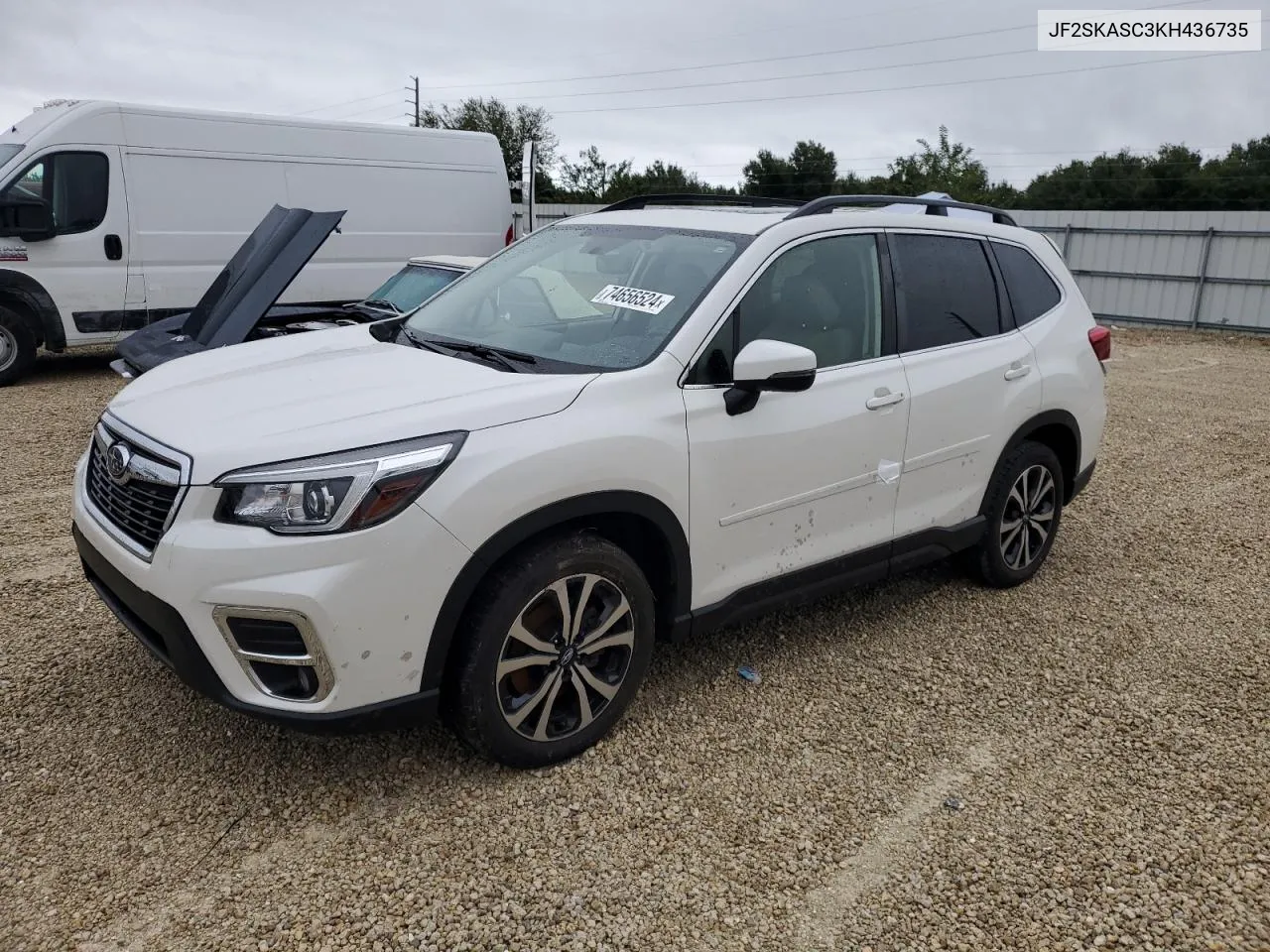 2019 Subaru Forester Limited VIN: JF2SKASC3KH436735 Lot: 74656524