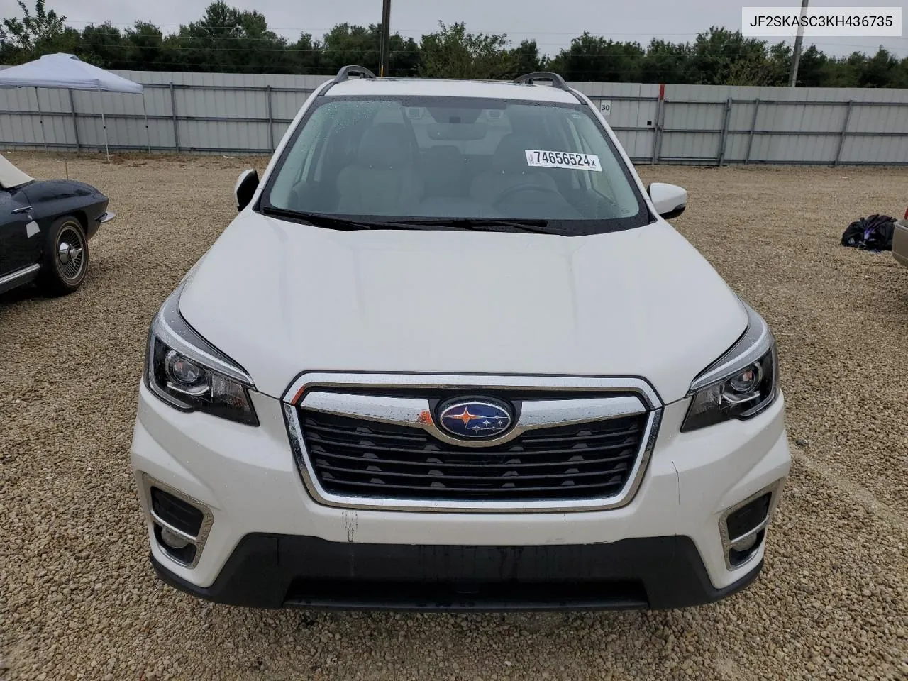 2019 Subaru Forester Limited VIN: JF2SKASC3KH436735 Lot: 74656524