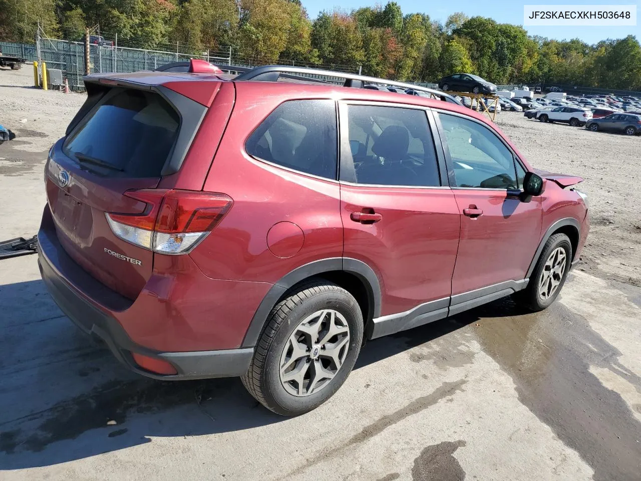 2019 Subaru Forester Premium VIN: JF2SKAECXKH503648 Lot: 74876774