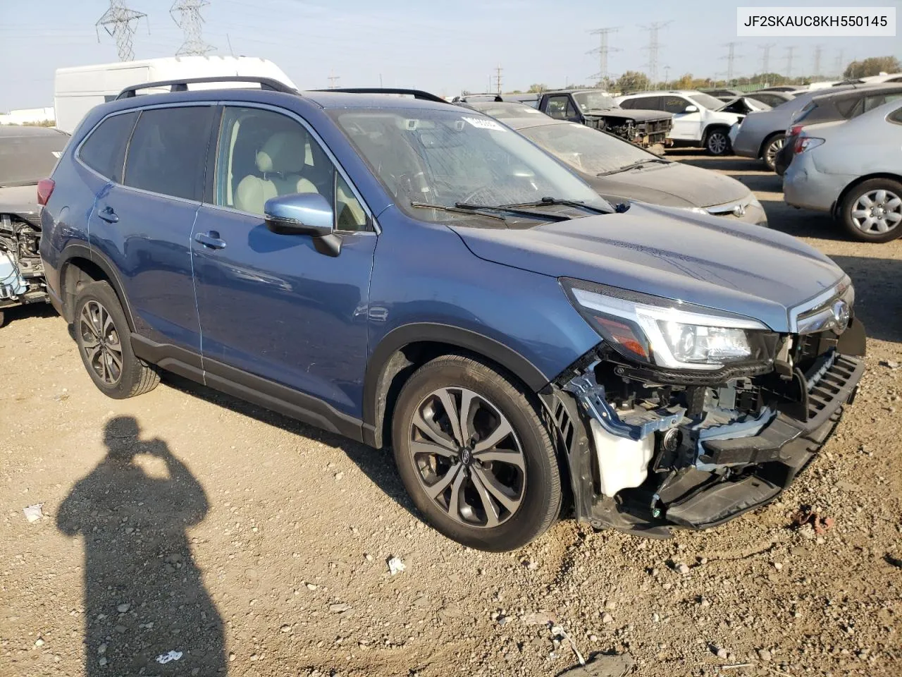 2019 Subaru Forester Limited VIN: JF2SKAUC8KH550145 Lot: 74983664