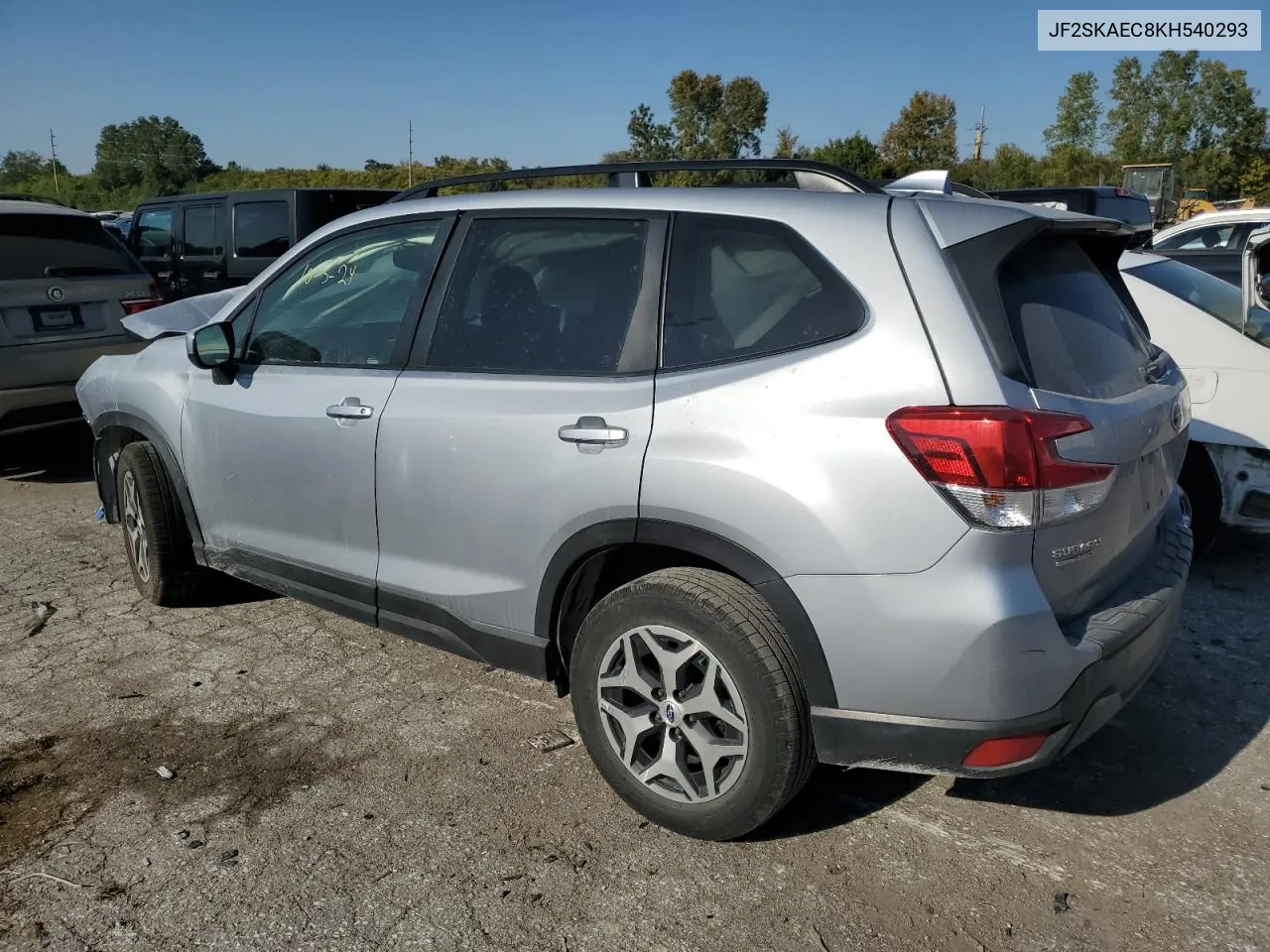 2019 Subaru Forester Premium VIN: JF2SKAEC8KH540293 Lot: 75127294