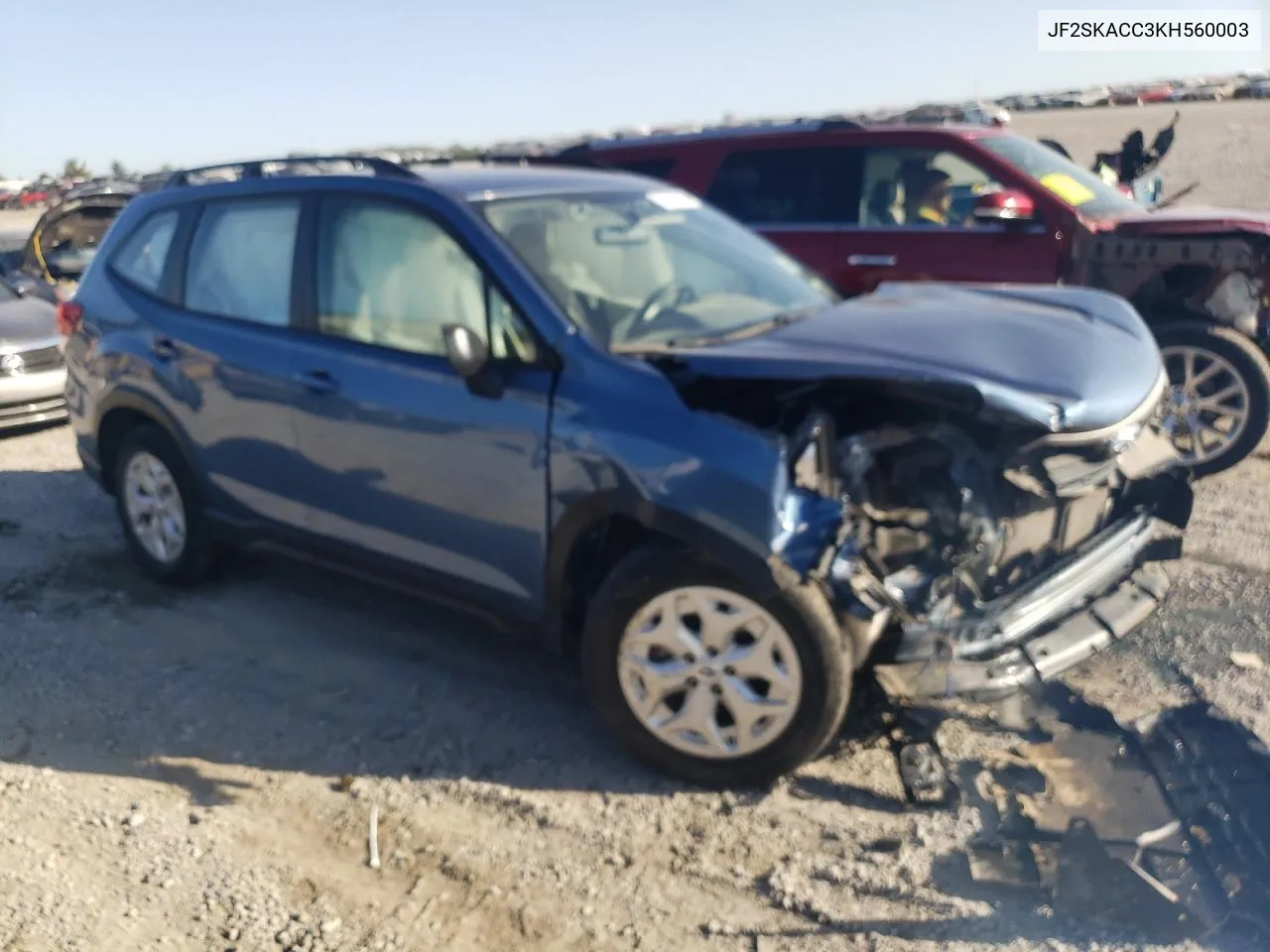 2019 Subaru Forester VIN: JF2SKACC3KH560003 Lot: 75129194