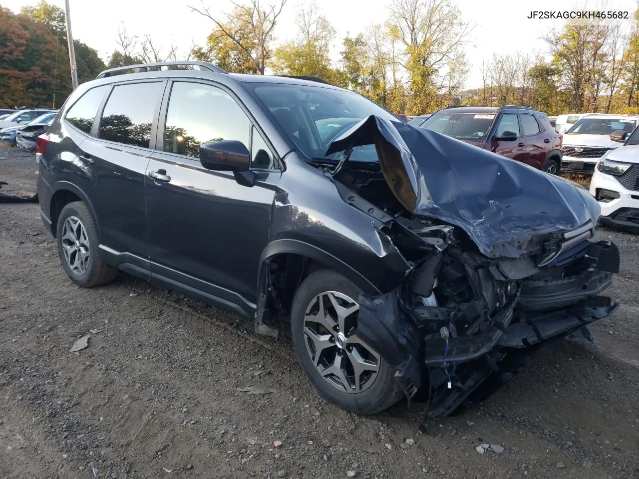 2019 Subaru Forester Premium VIN: JF2SKAGC9KH465682 Lot: 75896044