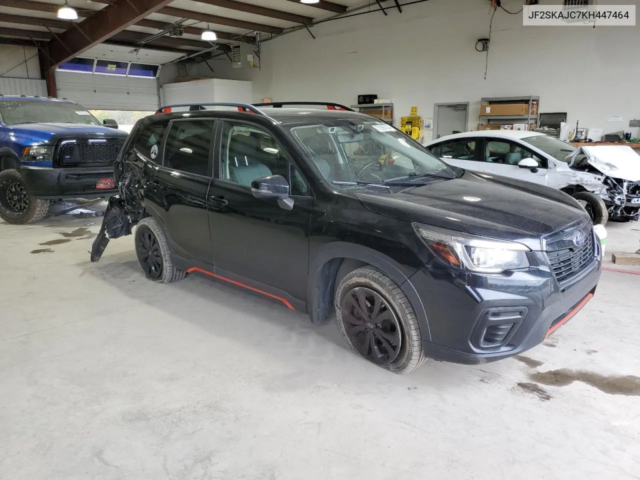 2019 Subaru Forester Sport VIN: JF2SKAJC7KH447464 Lot: 75993704