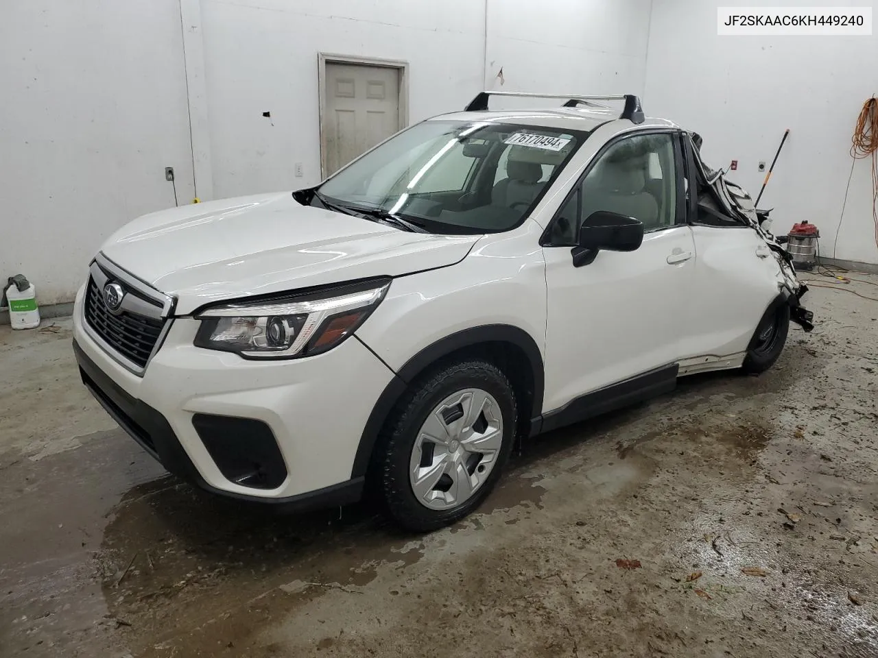 2019 Subaru Forester VIN: JF2SKAAC6KH449240 Lot: 76170494