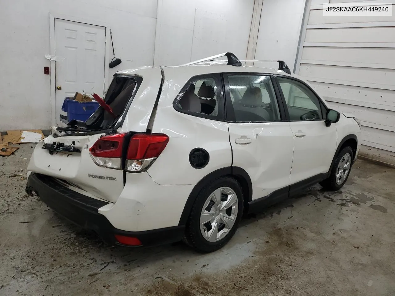 2019 Subaru Forester VIN: JF2SKAAC6KH449240 Lot: 76170494