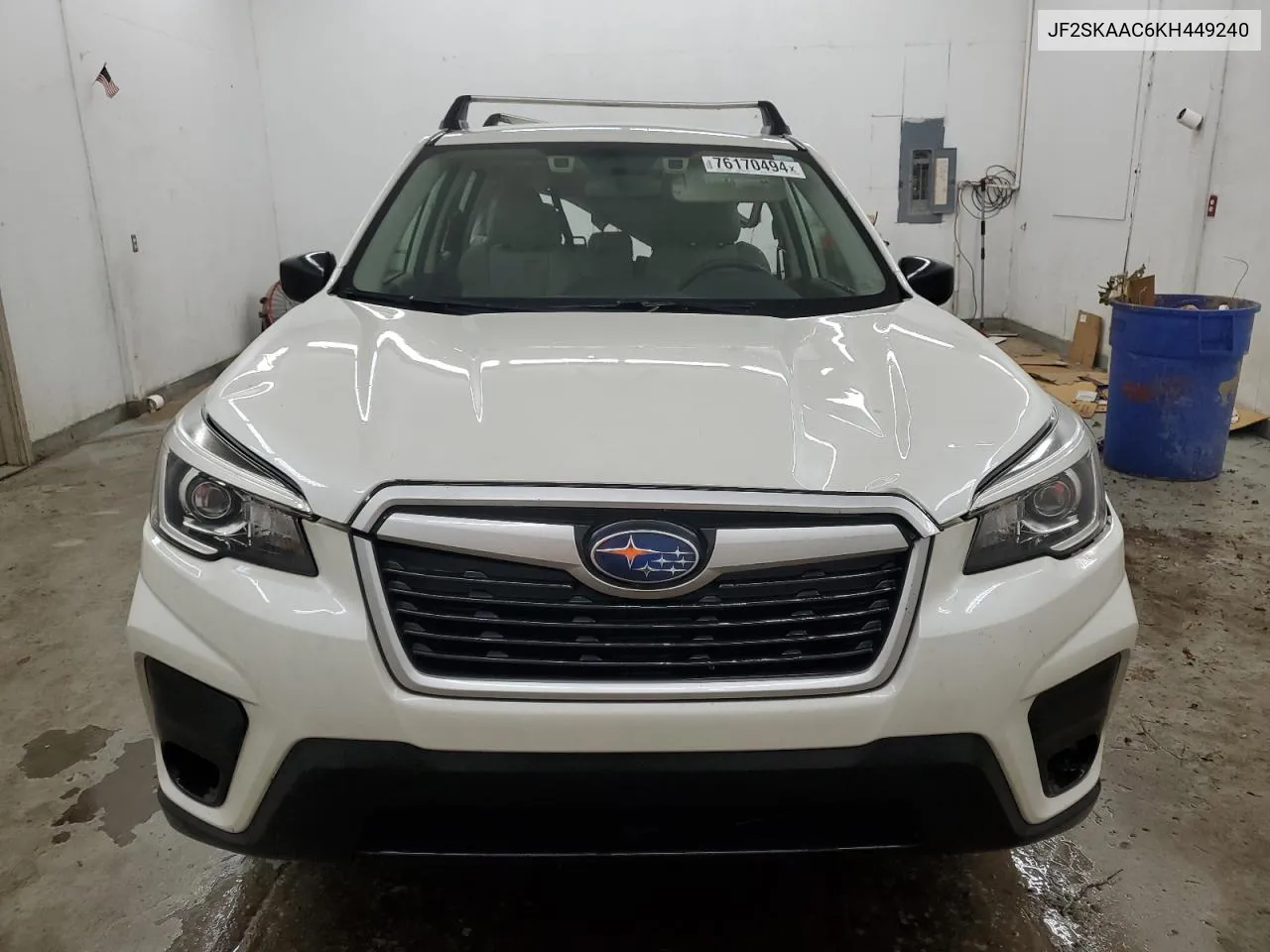 2019 Subaru Forester VIN: JF2SKAAC6KH449240 Lot: 76170494