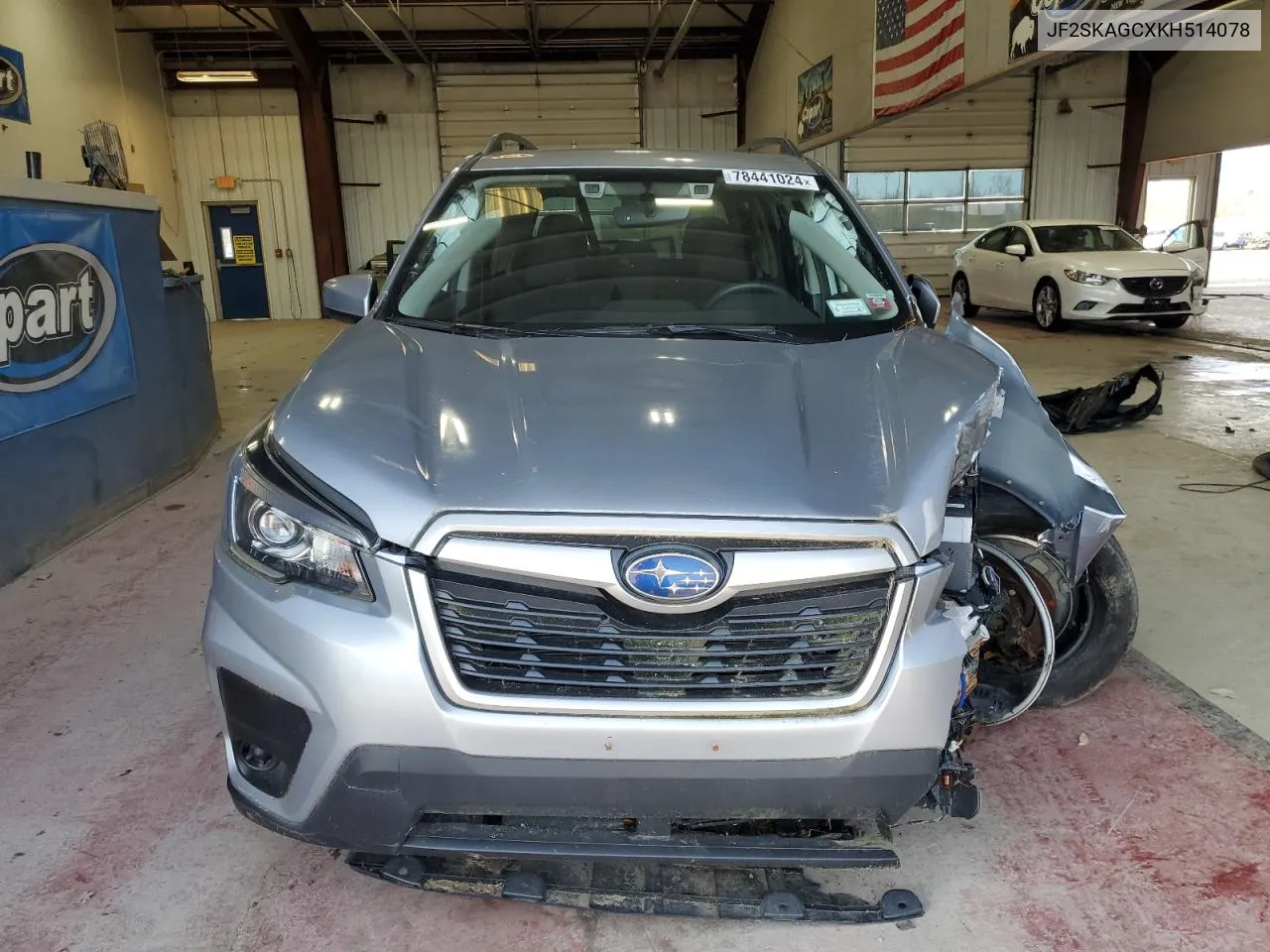 2019 Subaru Forester Premium VIN: JF2SKAGCXKH514078 Lot: 78441024