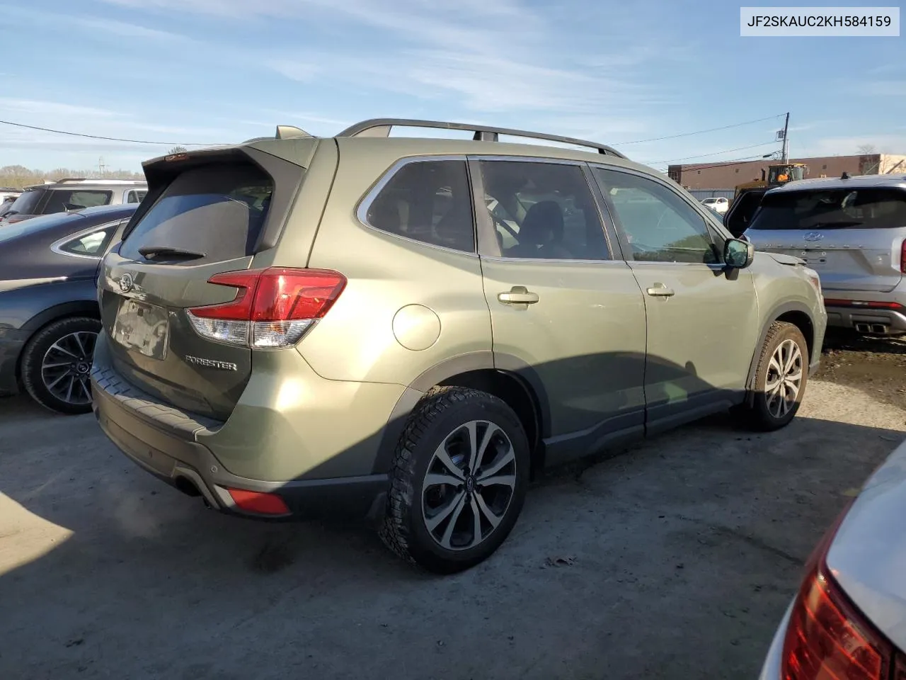 2019 Subaru Forester Limited VIN: JF2SKAUC2KH584159 Lot: 78686004