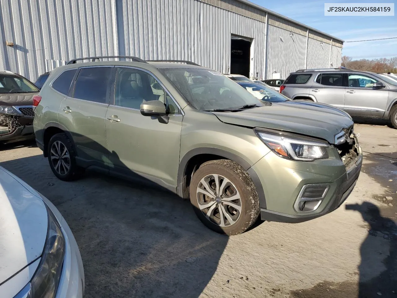 2019 Subaru Forester Limited VIN: JF2SKAUC2KH584159 Lot: 78686004