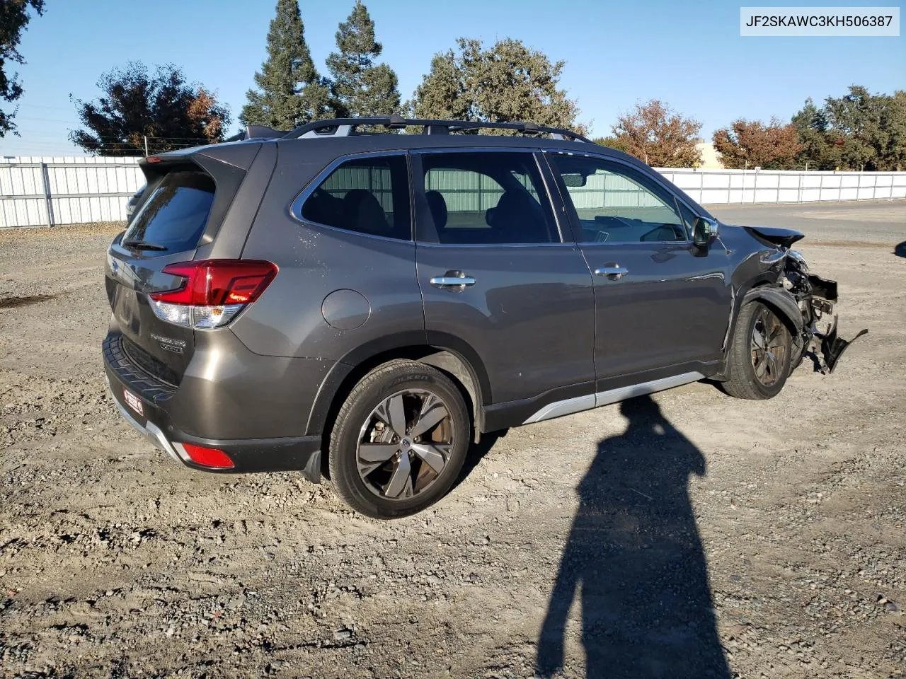 2019 Subaru Forester Touring VIN: JF2SKAWC3KH506387 Lot: 79053854