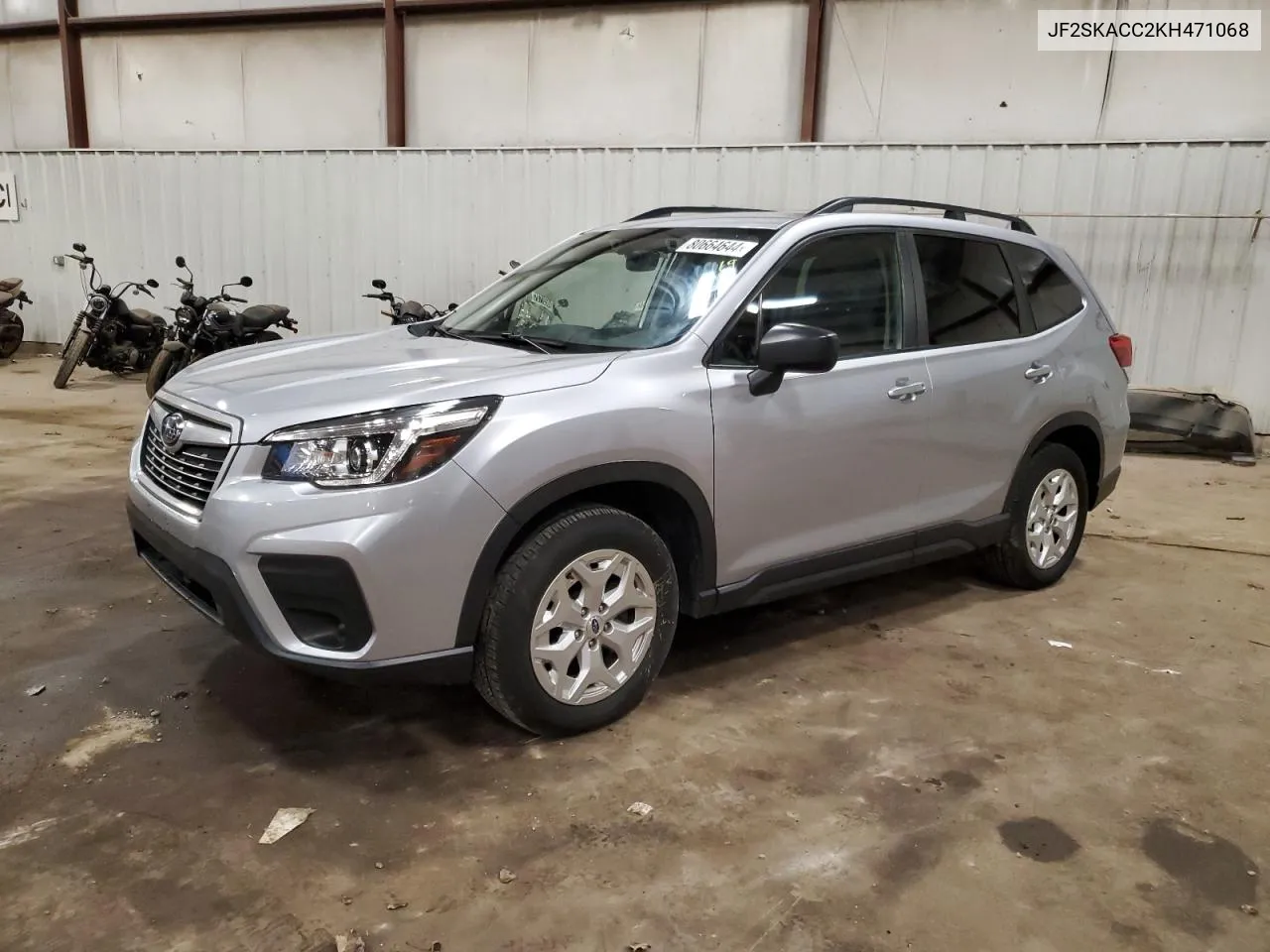 2019 Subaru Forester VIN: JF2SKACC2KH471068 Lot: 80664644