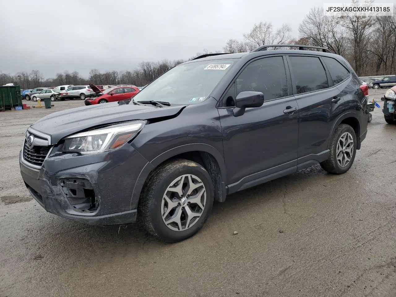 2019 Subaru Forester Premium VIN: JF2SKAGCXKH413185 Lot: 81095794