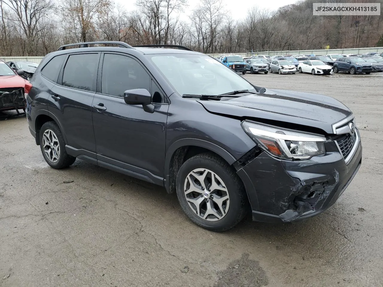 2019 Subaru Forester Premium VIN: JF2SKAGCXKH413185 Lot: 81095794