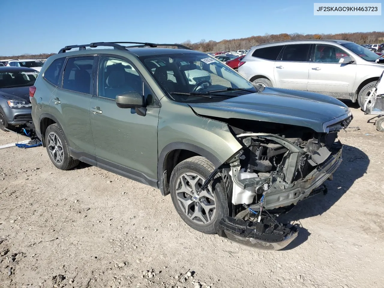 2019 Subaru Forester Premium VIN: JF2SKAGC9KH463723 Lot: 81601364