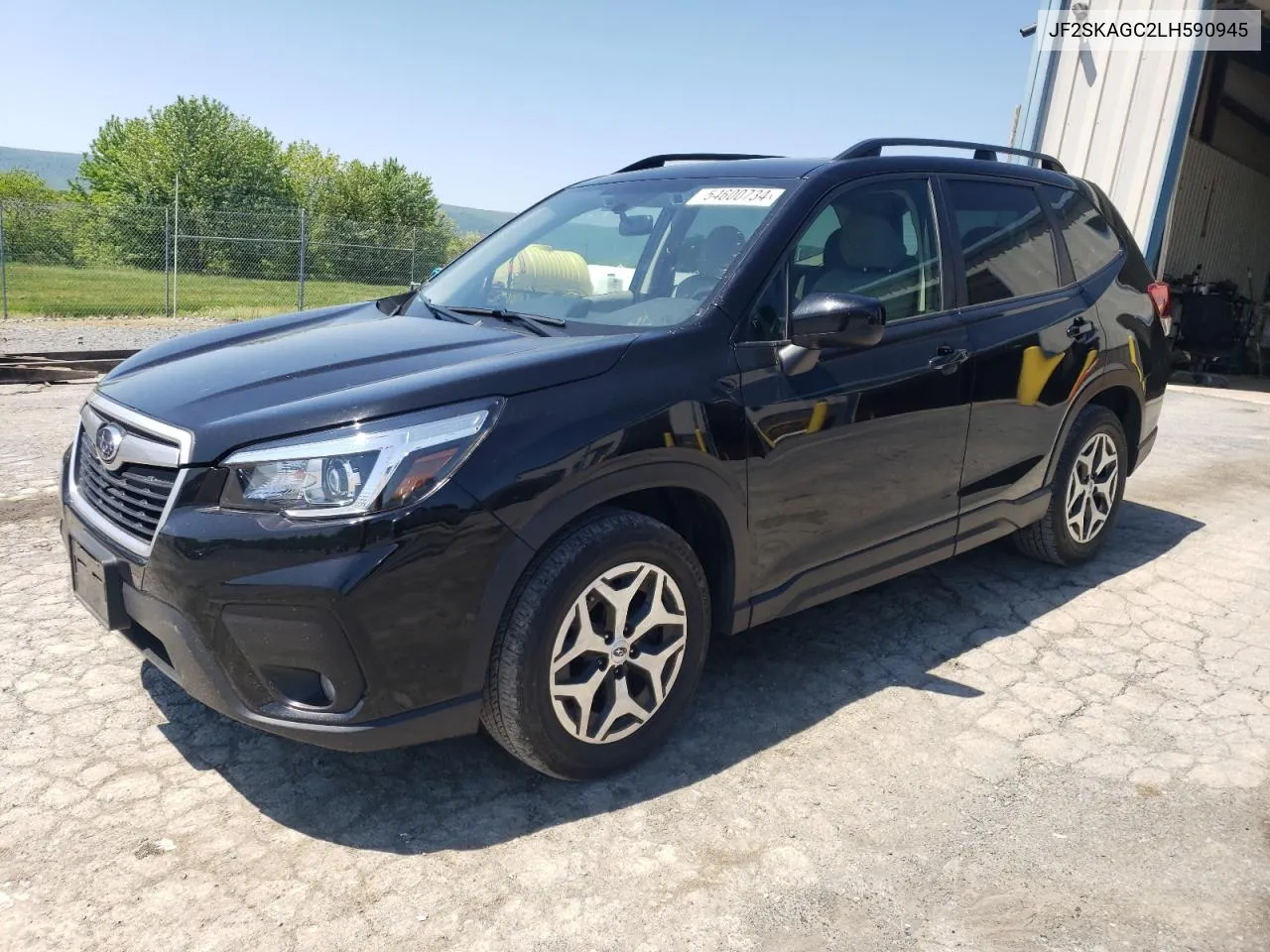 2020 Subaru Forester Premium VIN: JF2SKAGC2LH590945 Lot: 54600734