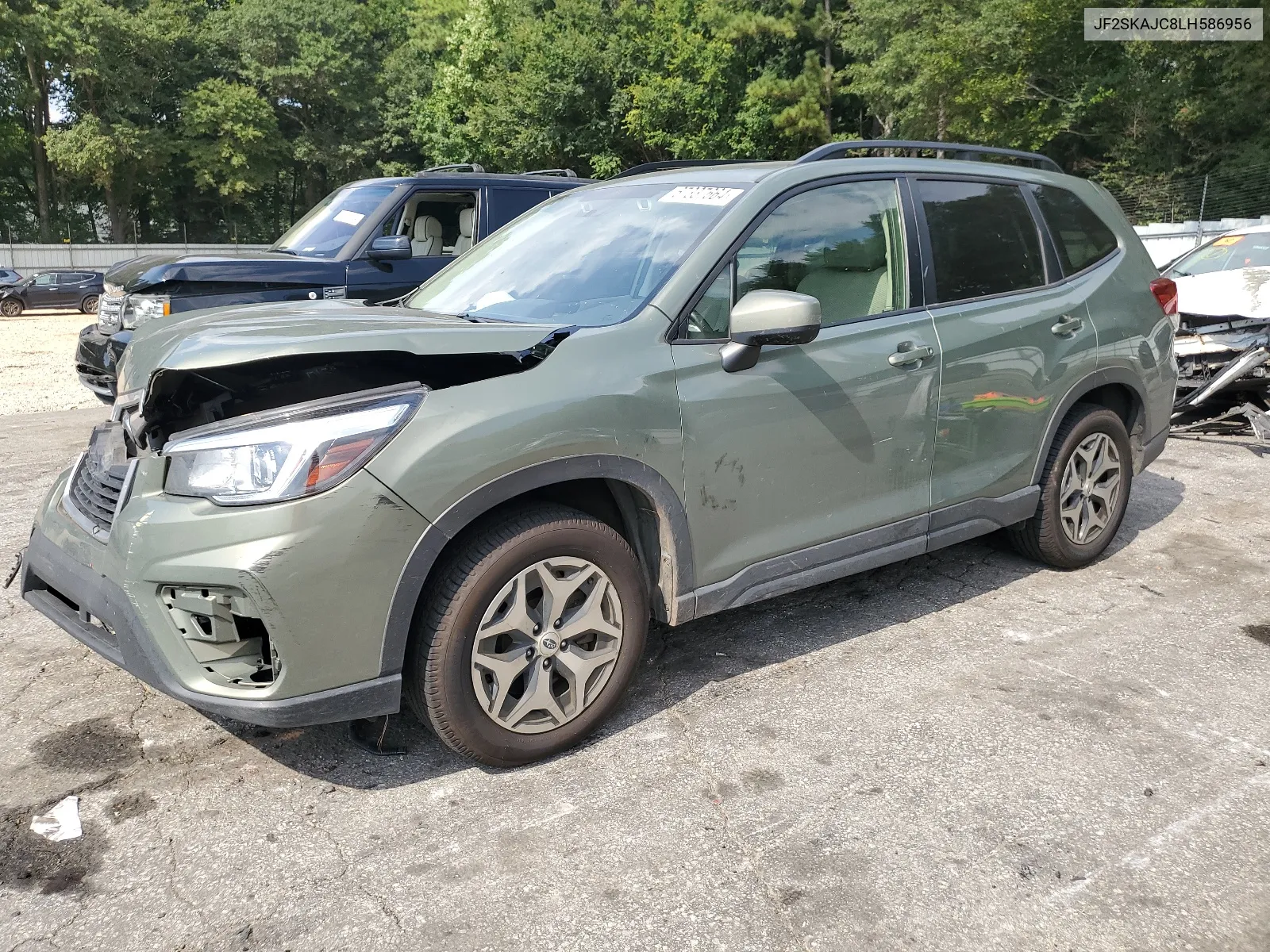 2020 Subaru Forester Premium VIN: JF2SKAJC8LH586956 Lot: 67337664