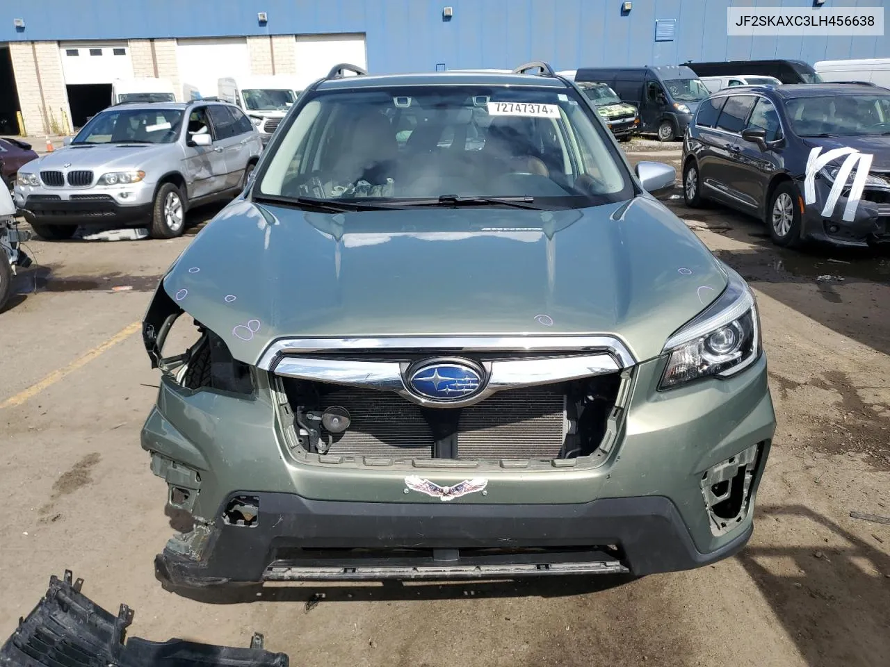 2020 Subaru Forester Touring VIN: JF2SKAXC3LH456638 Lot: 72747374