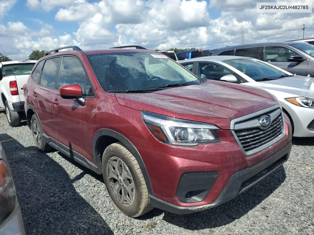 2020 Subaru Forester Premium VIN: JF2SKAJC2LH482785 Lot: 73715814