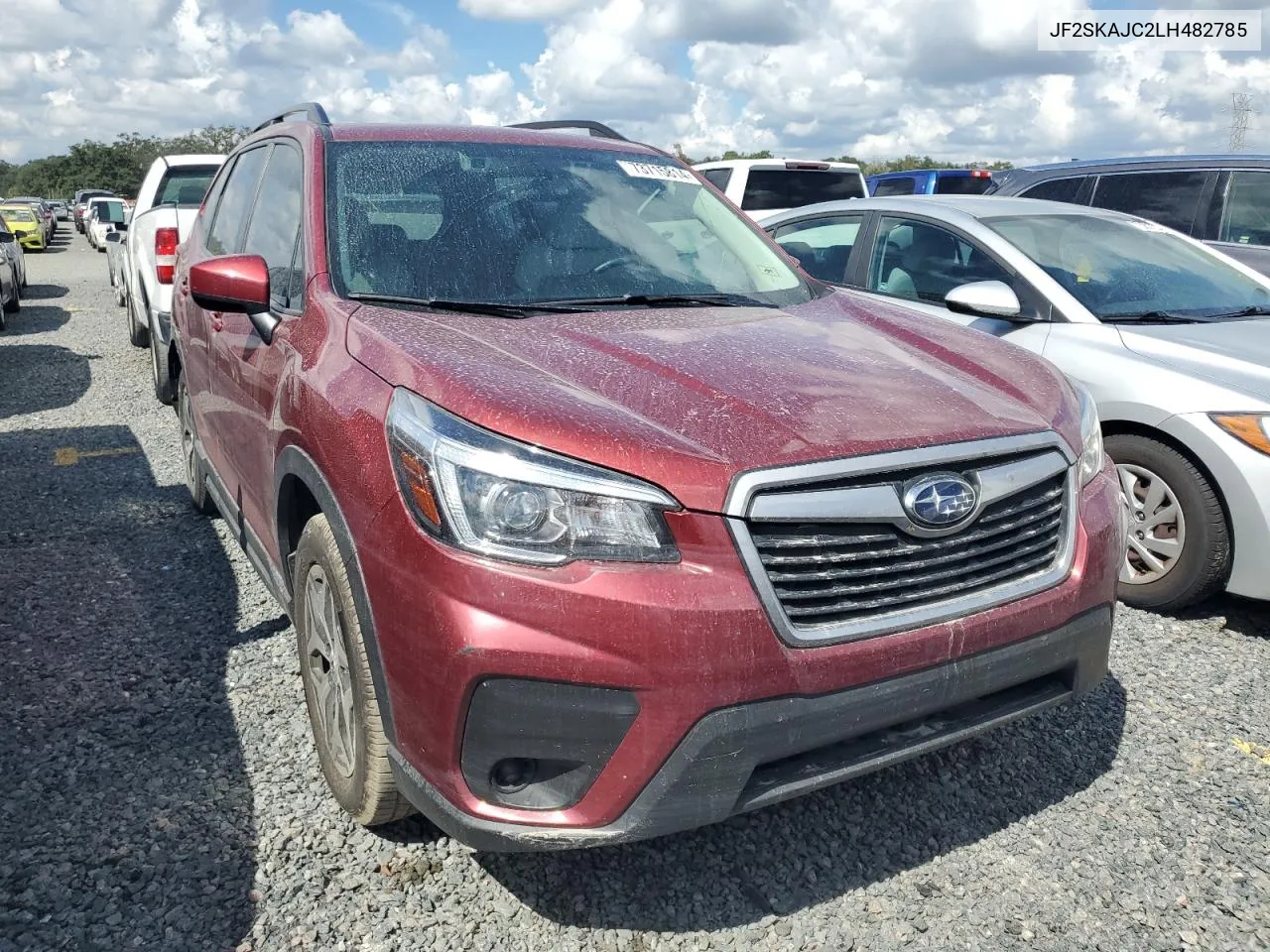 2020 Subaru Forester Premium VIN: JF2SKAJC2LH482785 Lot: 73715814