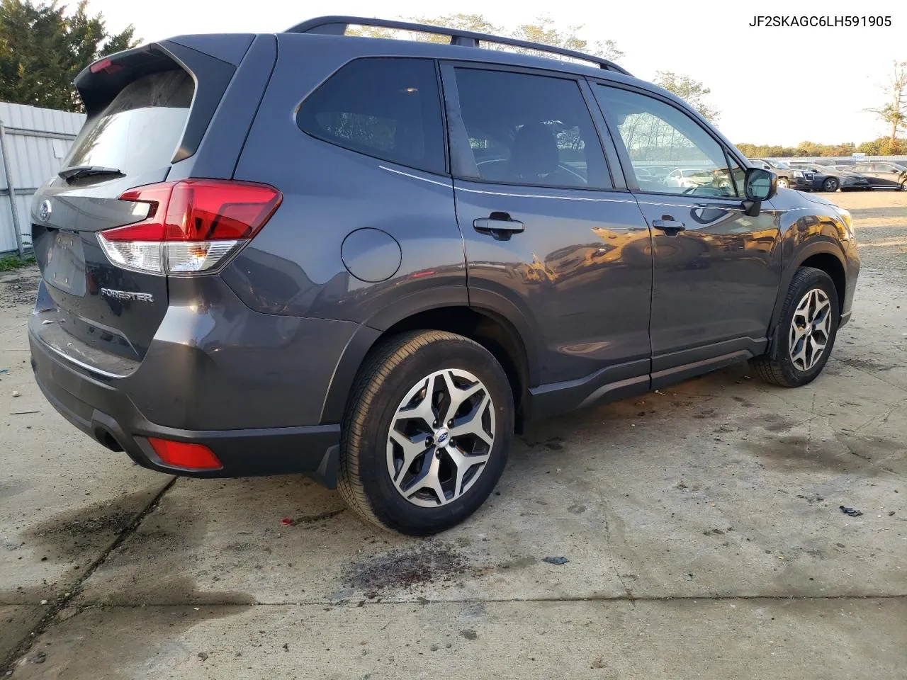 2020 Subaru Forester Premium VIN: JF2SKAGC6LH591905 Lot: 75624364