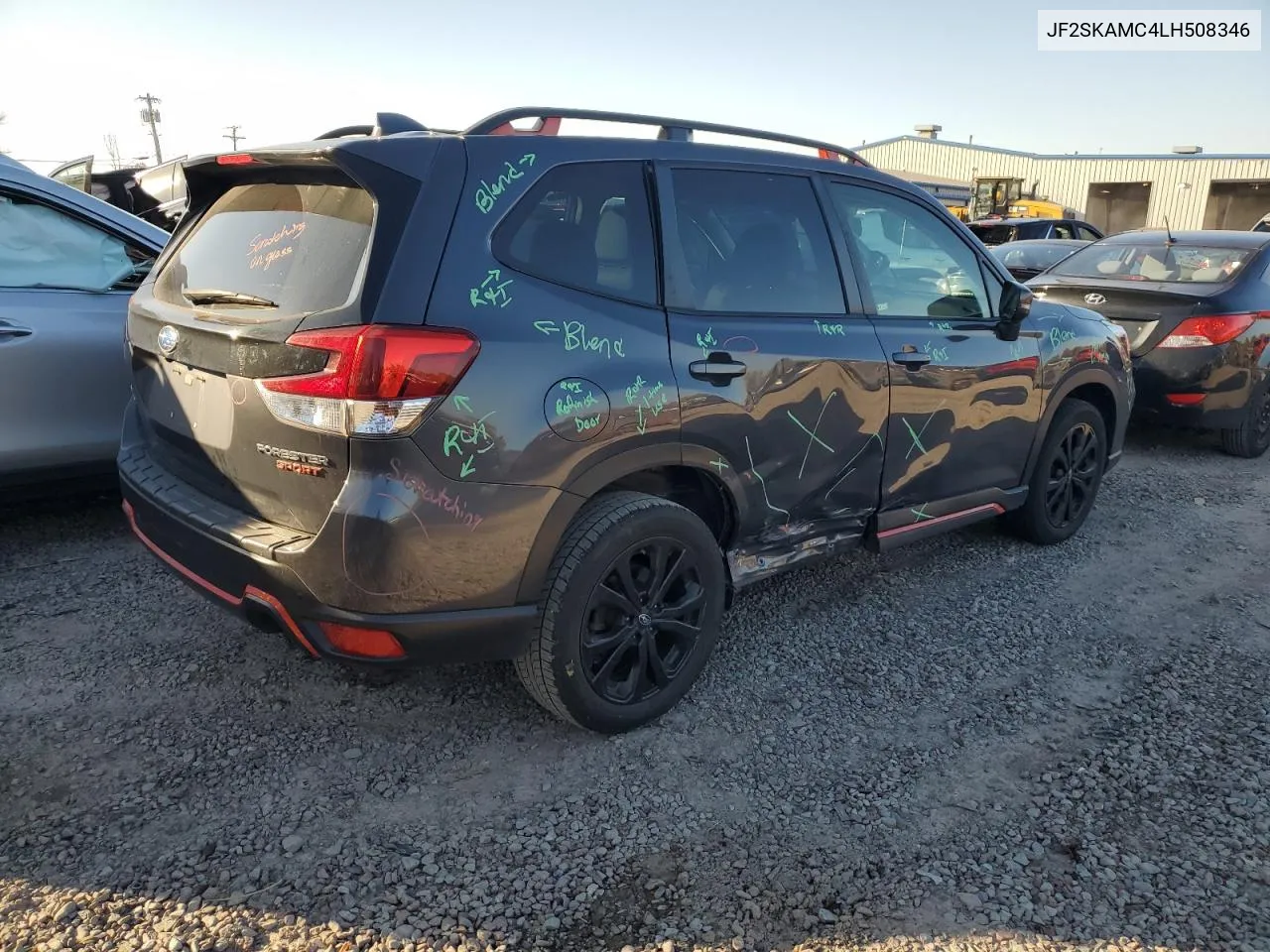 2020 Subaru Forester Sport VIN: JF2SKAMC4LH508346 Lot: 77194744