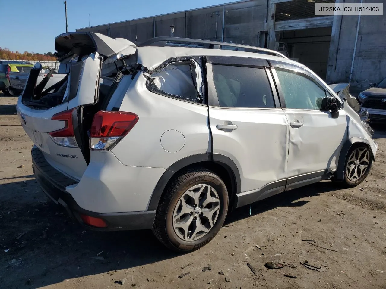 2020 Subaru Forester Premium VIN: JF2SKAJC3LH514403 Lot: 77649844