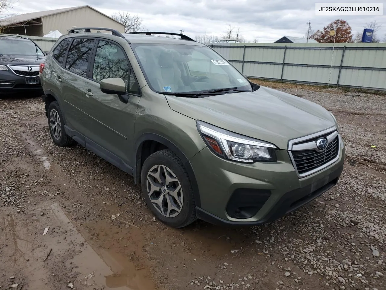 2020 Subaru Forester Premium VIN: JF2SKAGC3LH610216 Lot: 78572214