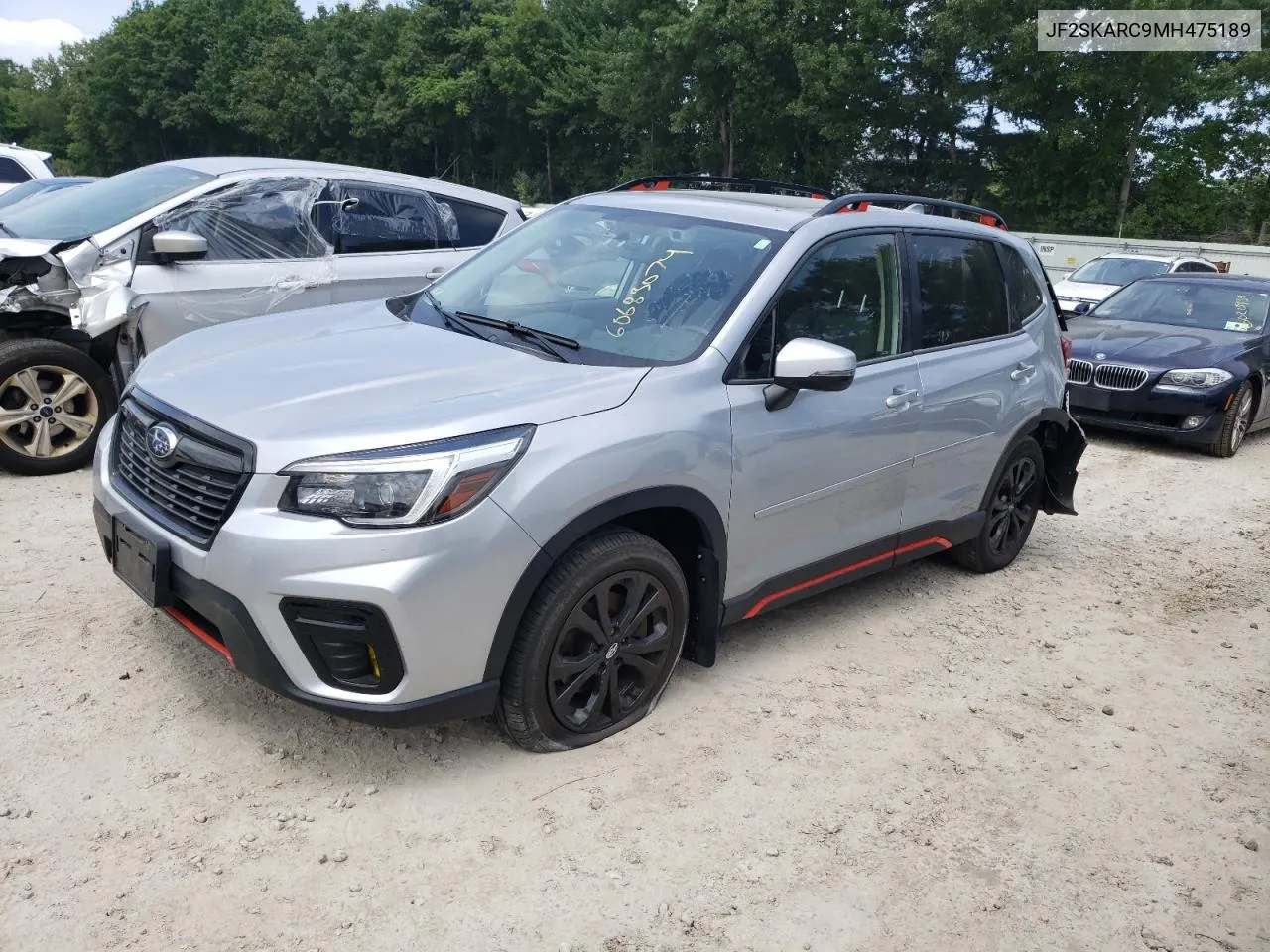 2021 Subaru Forester Sport VIN: JF2SKARC9MH475189 Lot: 60683074