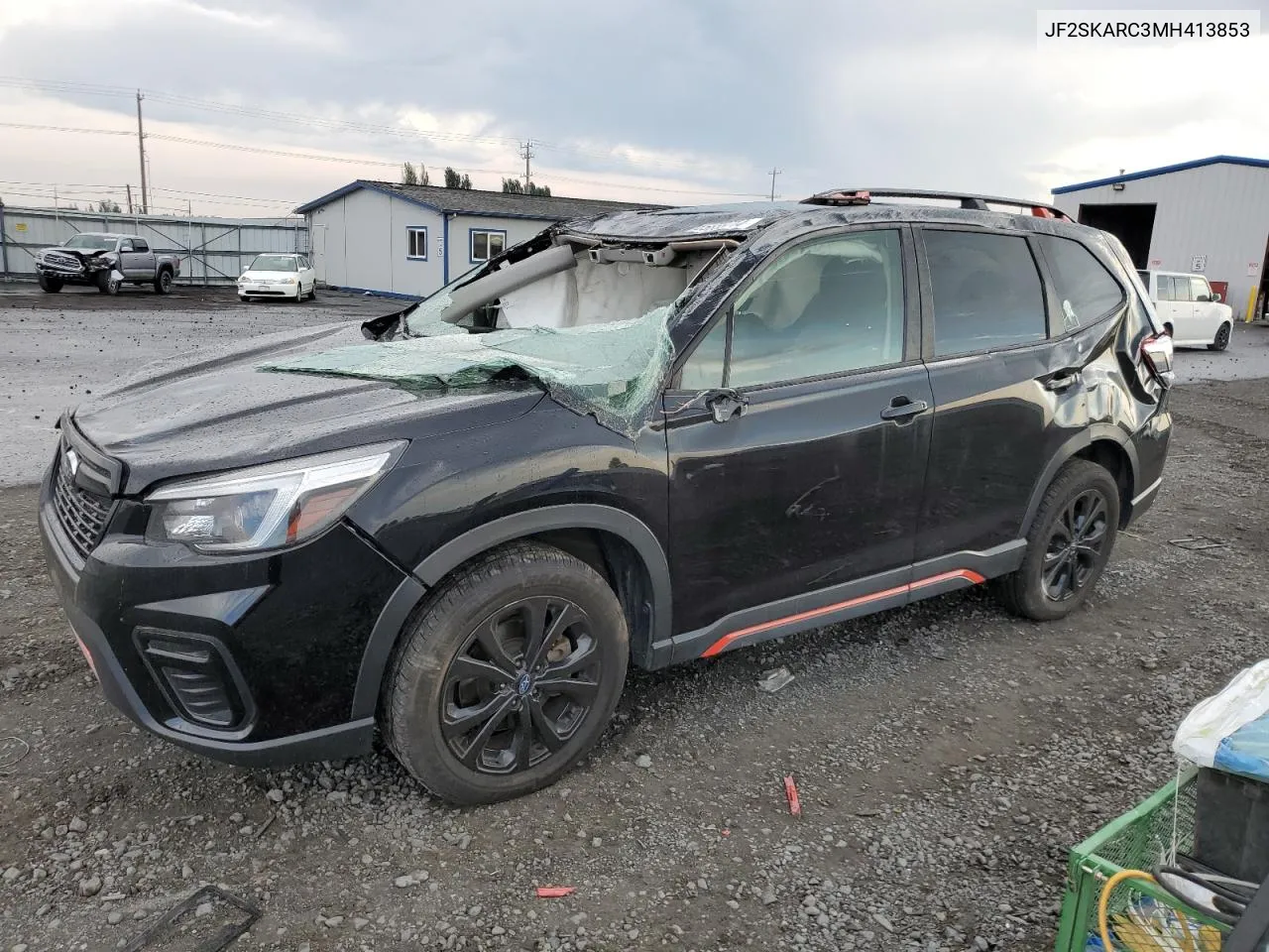 2021 Subaru Forester Sport VIN: JF2SKARC3MH413853 Lot: 65858714