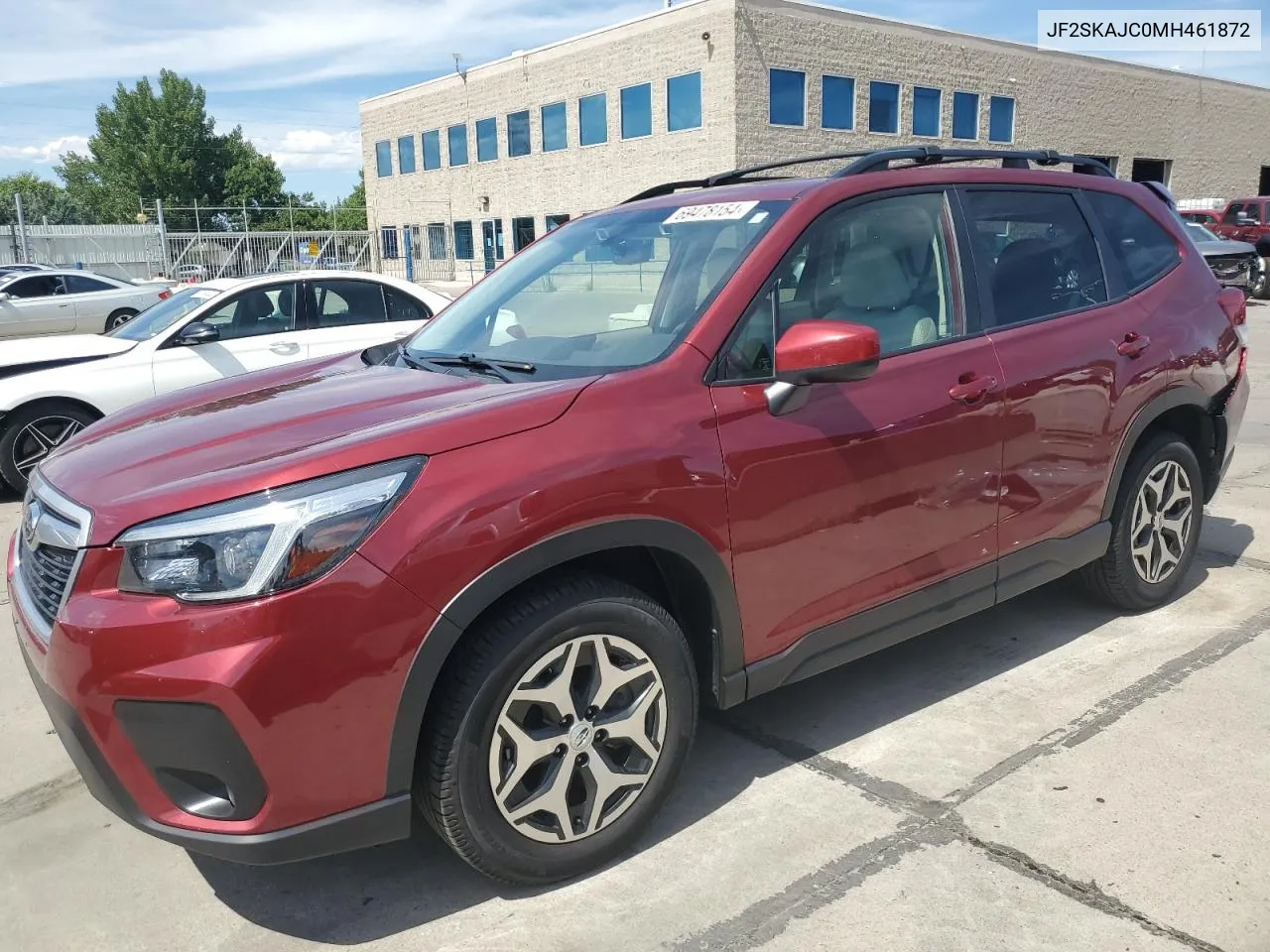 2021 Subaru Forester Premium VIN: JF2SKAJC0MH461872 Lot: 69478154