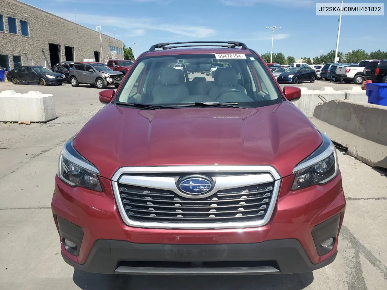 2021 Subaru Forester Premium VIN: JF2SKAJC0MH461872 Lot: 69478154