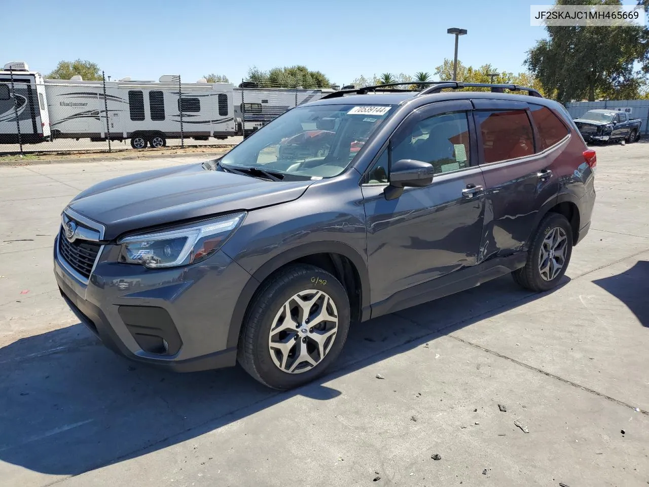 2021 Subaru Forester Premium VIN: JF2SKAJC1MH465669 Lot: 70539144