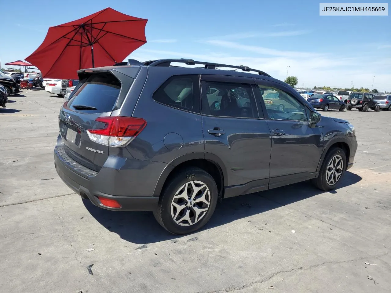 2021 Subaru Forester Premium VIN: JF2SKAJC1MH465669 Lot: 70539144