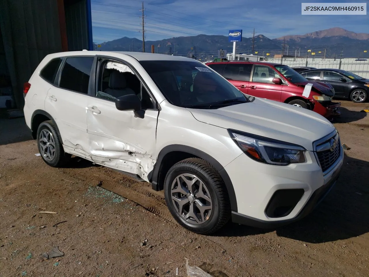 2021 Subaru Forester VIN: JF2SKAAC9MH460915 Lot: 72043764