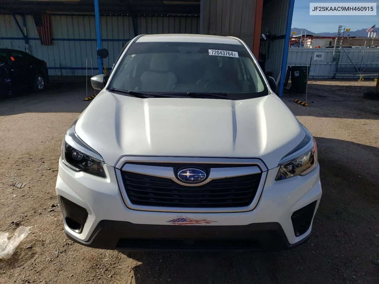 2021 Subaru Forester VIN: JF2SKAAC9MH460915 Lot: 72043764