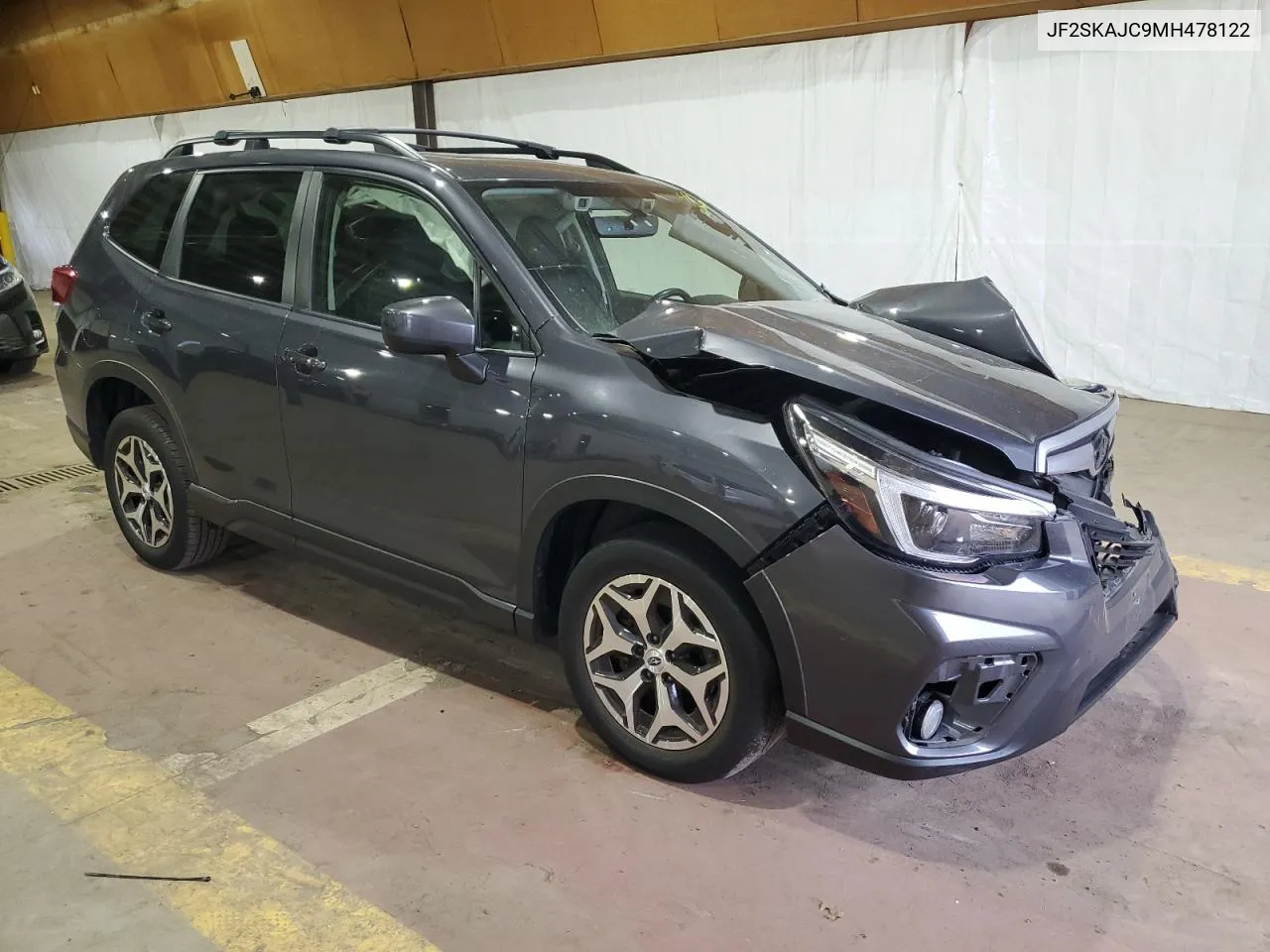 2021 Subaru Forester Premium VIN: JF2SKAJC9MH478122 Lot: 72587264