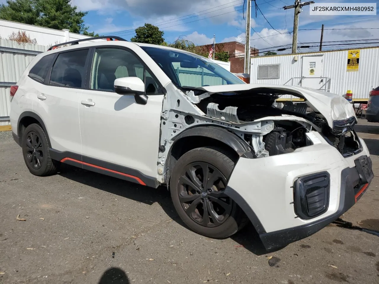 2021 Subaru Forester Sport VIN: JF2SKARCXMH480952 Lot: 73942794