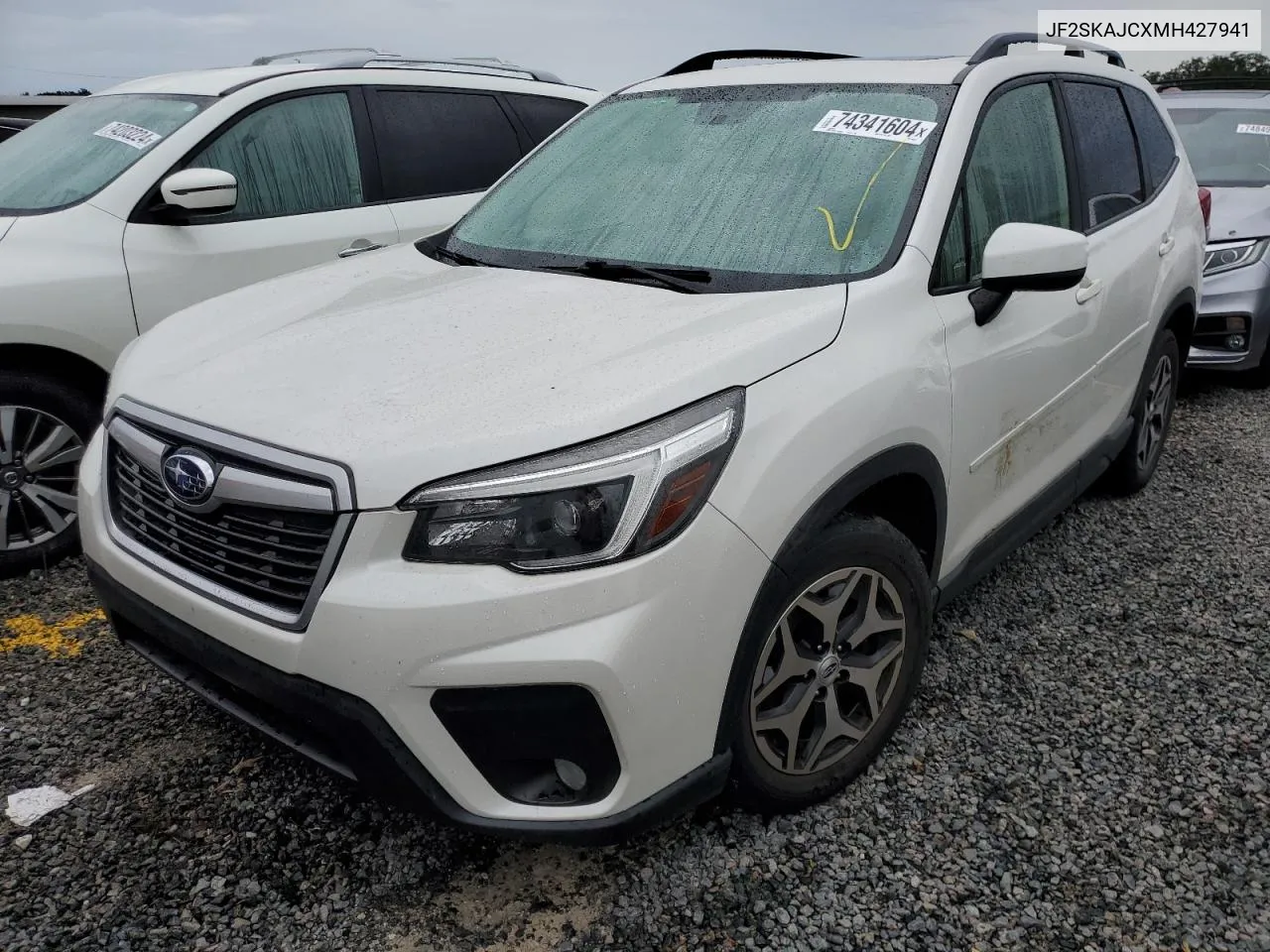 2021 Subaru Forester Premium VIN: JF2SKAJCXMH427941 Lot: 74341604