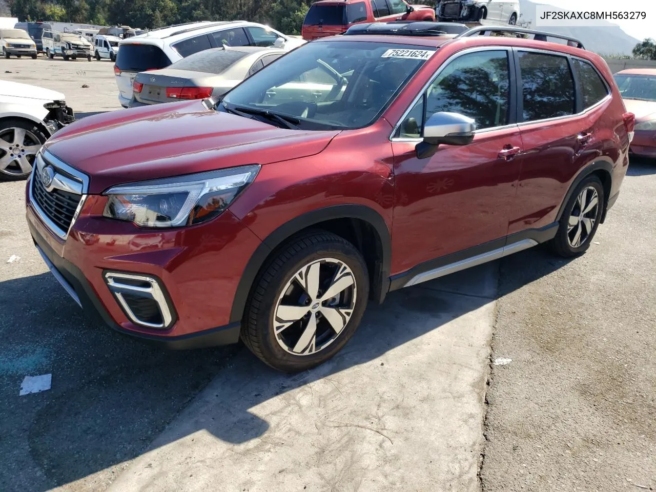 2021 Subaru Forester Touring VIN: JF2SKAXC8MH563279 Lot: 75221624