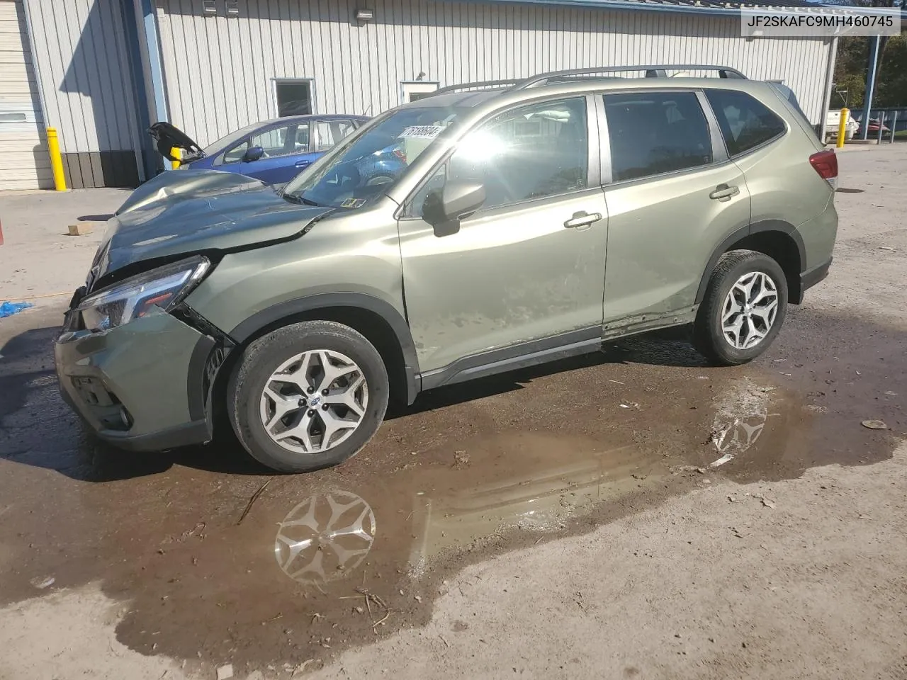 2021 Subaru Forester Premium VIN: JF2SKAFC9MH460745 Lot: 76188604