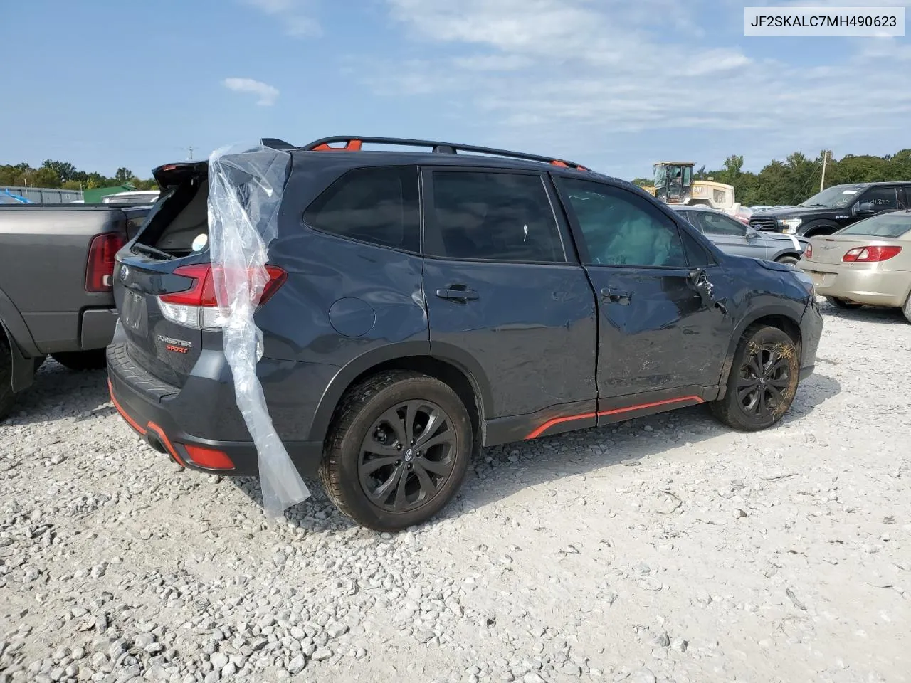 2021 Subaru Forester Sport VIN: JF2SKALC7MH490623 Lot: 76252294