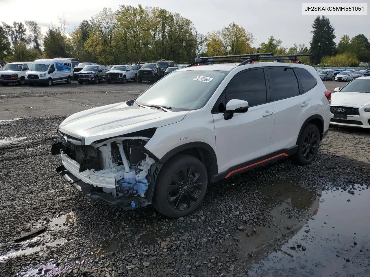 2021 Subaru Forester Sport VIN: JF2SKARC5MH561051 Lot: 76752564