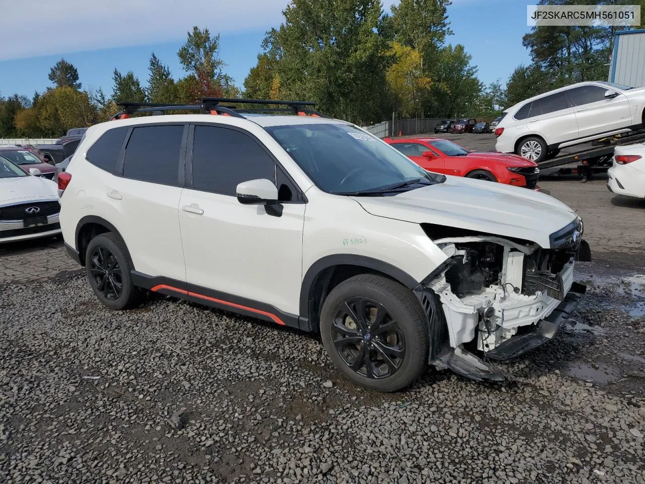 2021 Subaru Forester Sport VIN: JF2SKARC5MH561051 Lot: 76752564