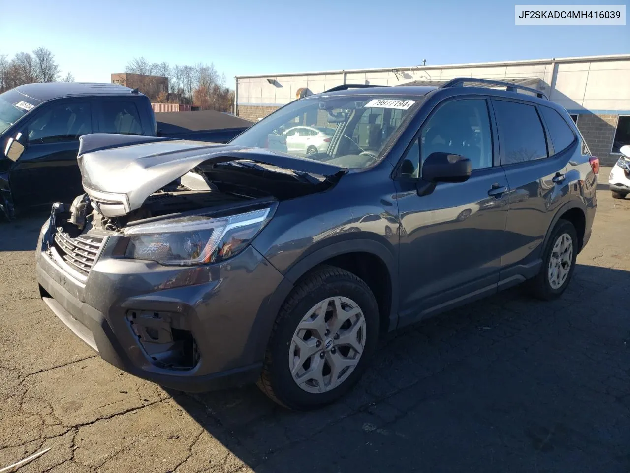 2021 Subaru Forester VIN: JF2SKADC4MH416039 Lot: 79977194