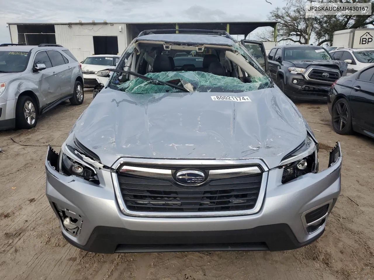 2021 Subaru Forester Limited VIN: JF2SKAUC6MH430167 Lot: 80021174